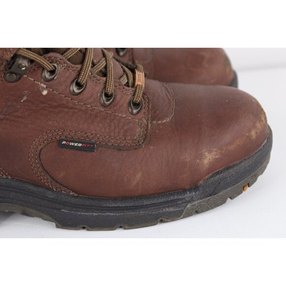 Vintage Timberland Pro Mens 7.5 W Distressed Steel Toe Waterproof Leather Boots main image 10